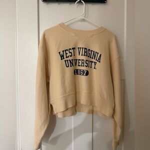 West Virginia University Beige Sweatshirt